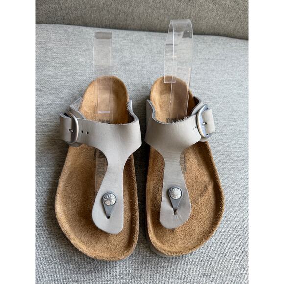 Birkenstock Gizeh Big Buckle High Shine Sandals Sz 38 Women's 7 - Picture 2 of 13